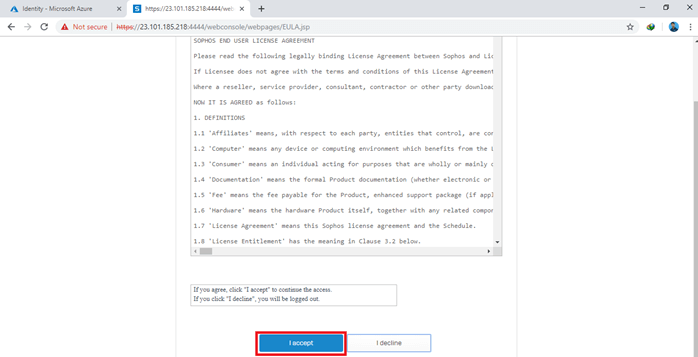 Configuring Sophos XG Firewall On Azure