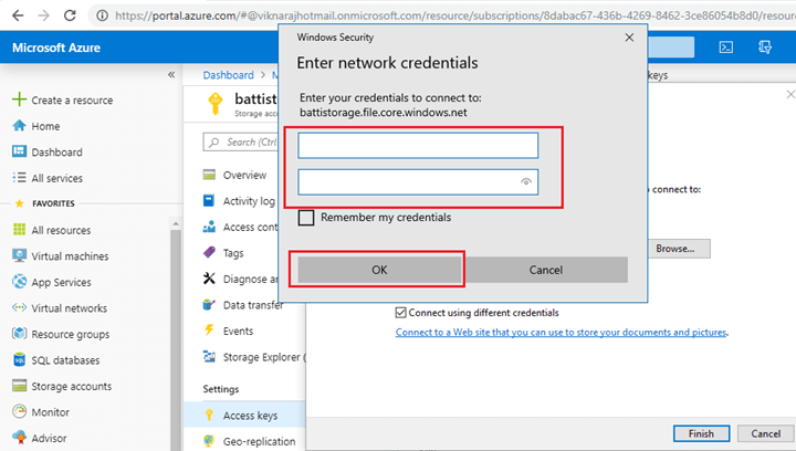 Configuring Storage Account In Azure