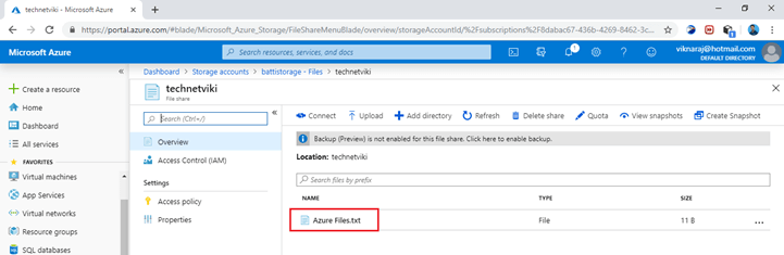 Configuring Storage Account In Azure