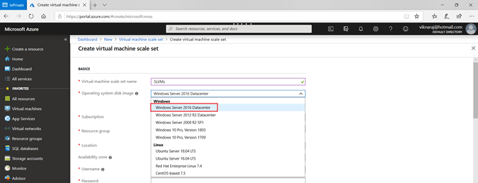 Configuring Virtual Machines Scale Sets In Azure