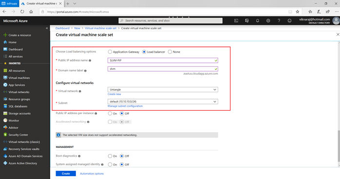 Configuring Virtual Machines Scale Sets In Azure