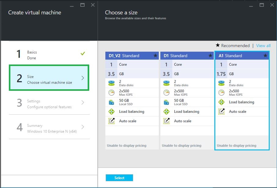 Configuring Windows 10 Virtual Machine