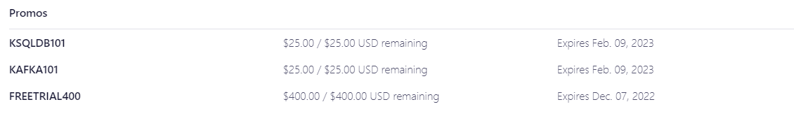 More Promo codes for developers