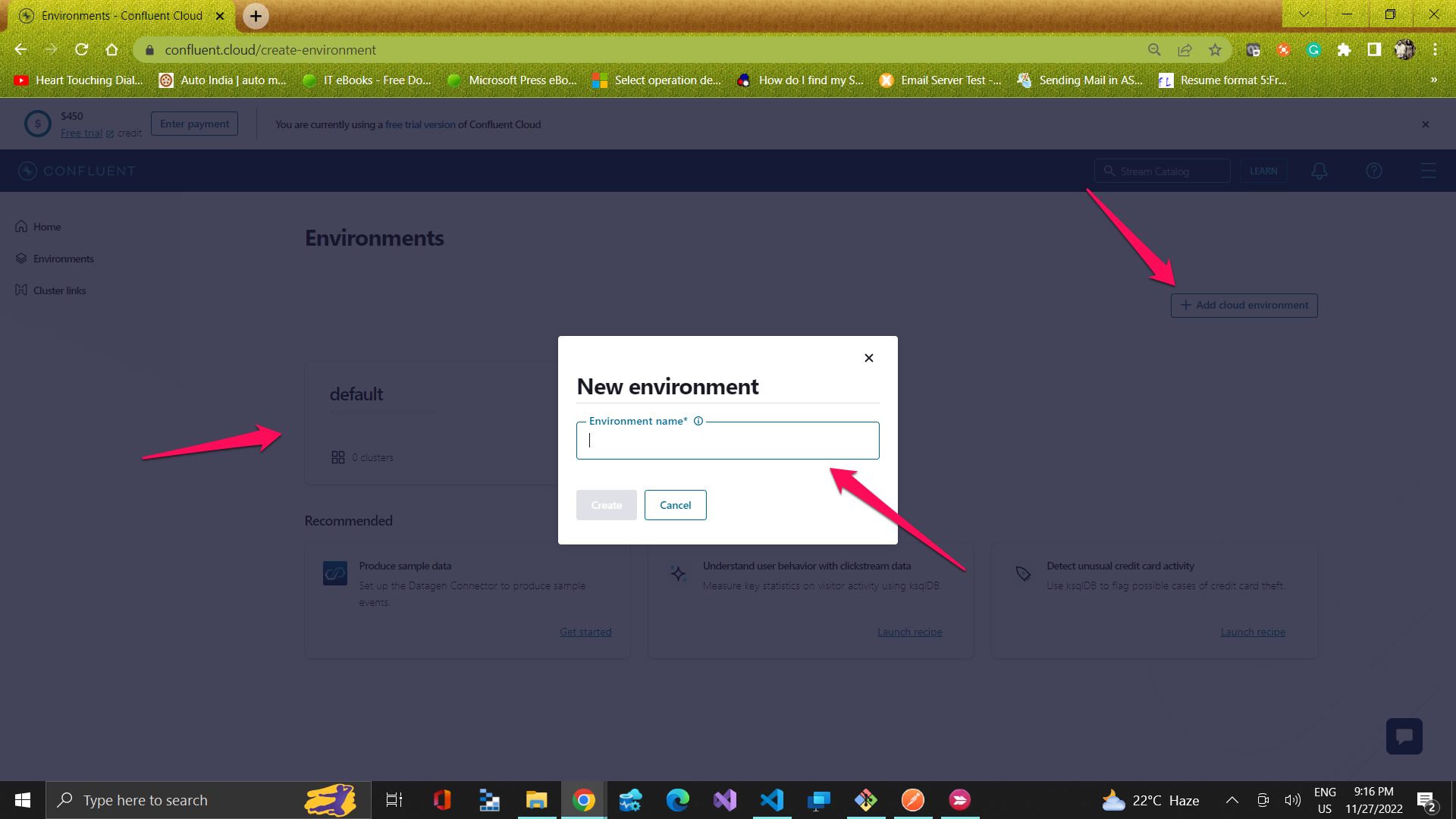 On-Boarding a New Environment