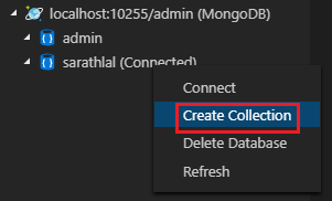 Connect Cosmos DB Local Emulator From Visual Studio Code