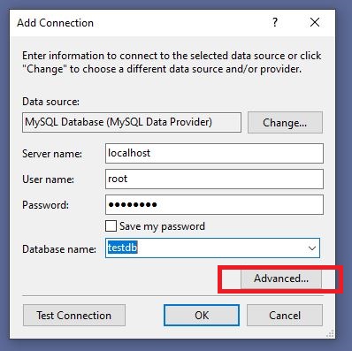C# Connect To MySQL In Visual Studio