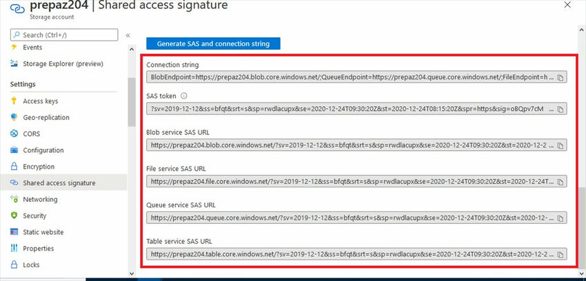 Connect Storage Explorer Using SAS Token