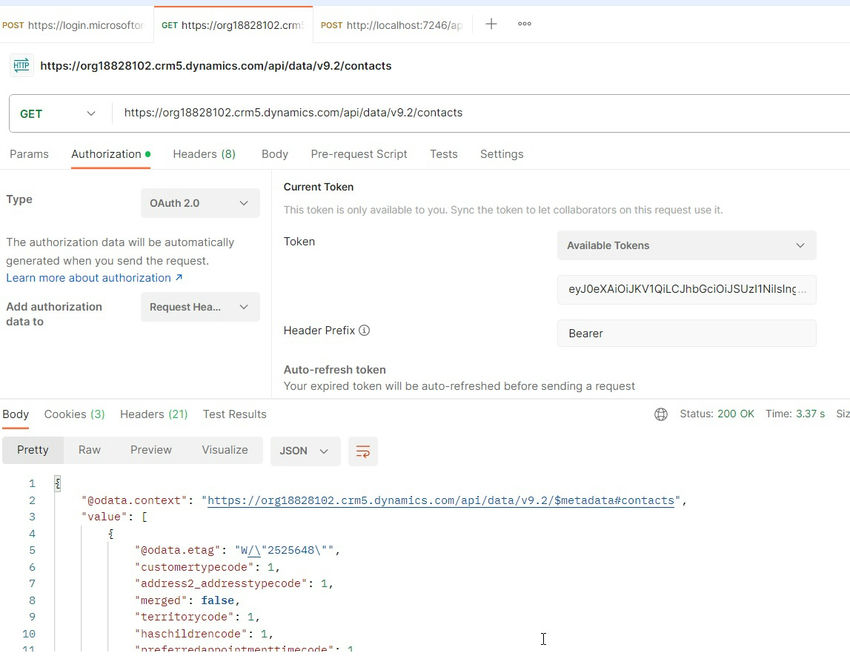 Connect to Dynamics CRM with Dataverse from Azure Function