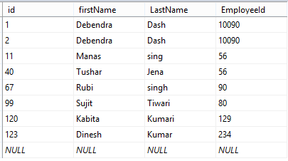 Connecting Python To SQL Server, For Inserting Record
