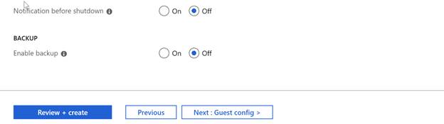 Construct Azure Virtual Machine