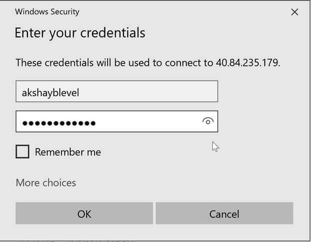 Construct Azure Virtual Machine