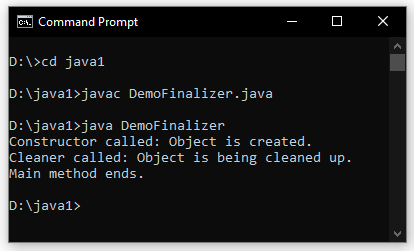 Constructors and Finalizers in Java: From Object Creation to Efficient ...