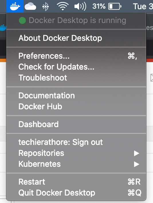 Containerised MySQL On Mac Using Kitematic