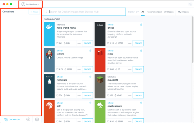 Containerised MySQL On Mac Using Kitematic