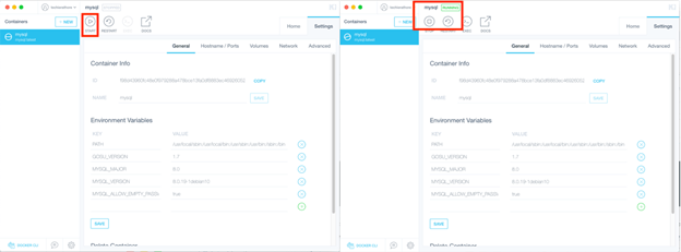 Containerised MySQL On Mac Using Kitematic
