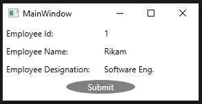 Content Template And Data Template In WPF