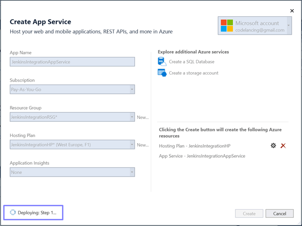 Continuous Integration And Deployment (CI/CD) Of ASP.NET Core Application On Azure Web App Using Jenkins