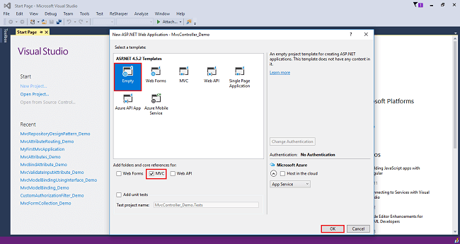 Controllers In ASP.NET MVC Application