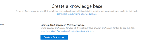 Create A Conversational Bot Using Azure QnA Maker Cognitive Service