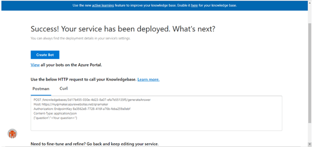 Create A Conversational Bot Using Azure QnA Maker Cognitive Service