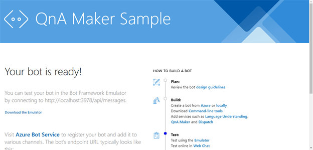 Create A Conversational Bot Using Azure QnA Maker Cognitive Service