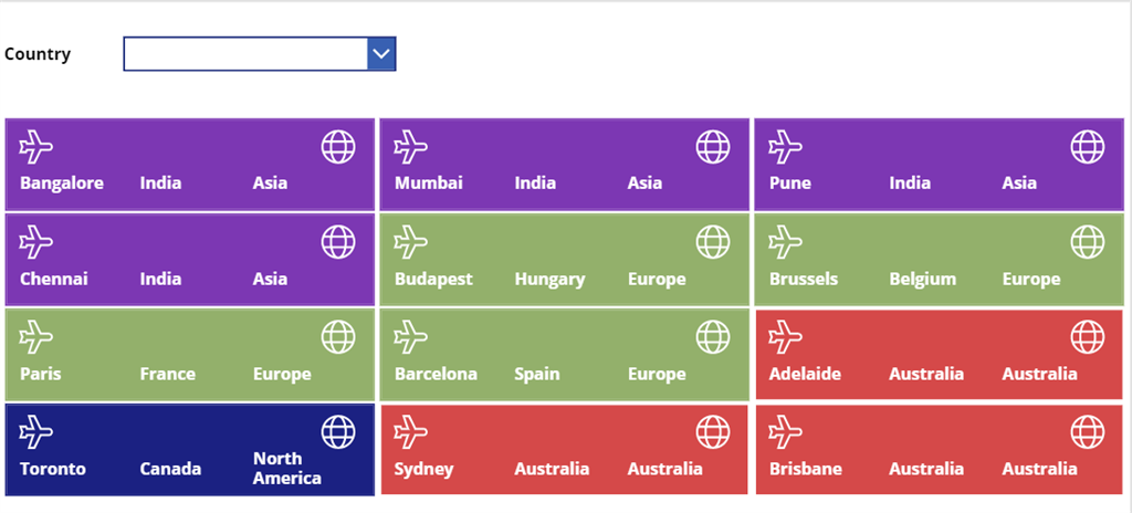 Convert A Single Line Of Text Field Values To DropDown And Filter A Gallery