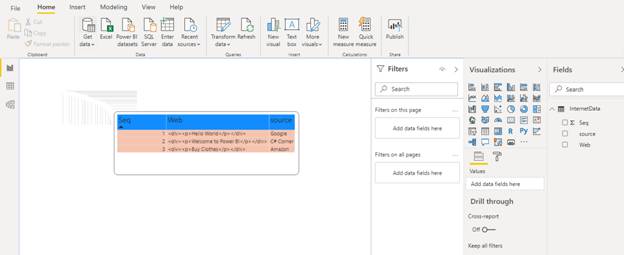 Convert Data From HTML To Plain Text In Power BI