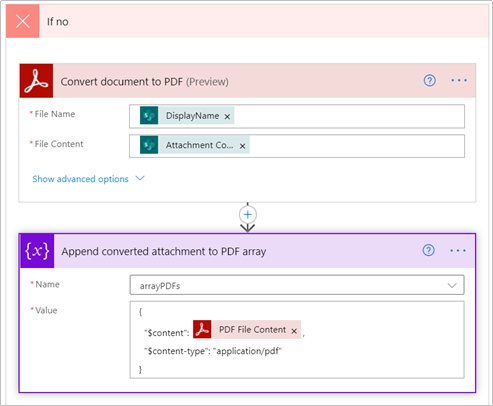 Convert Html, Merge PDFs and Adobe Sign Approval using Power Automate