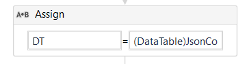 Converting Simple JSON String To Data Table Using C# In UiPath