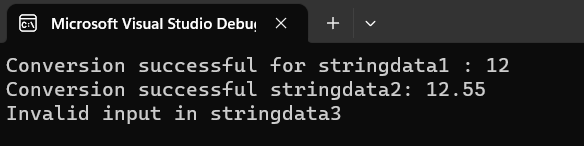 Converting Strings to Numbers in C#