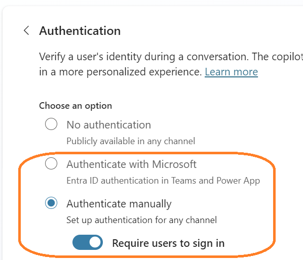 Authentication- Authenticate manually