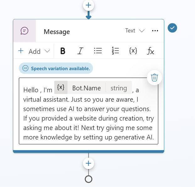 Search variation available