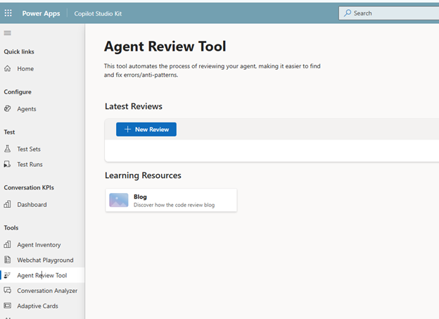 Agent Review Tool