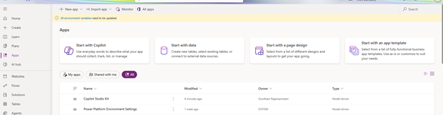App in out Environment