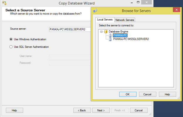 Copy Data From One Instance To Another Instance In SQL Server