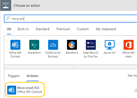 Copy Email From Office 365 To SharePoint Library