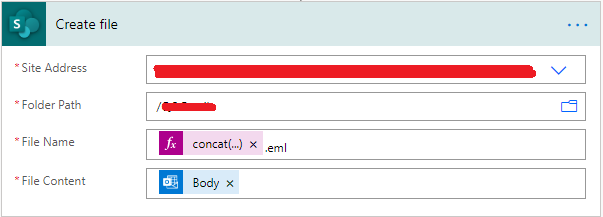 Copy Email From Office 365 To SharePoint Library