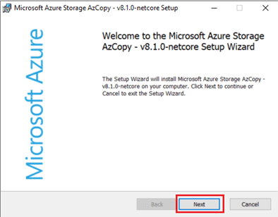 Copy Our On-Premises Data To Azure Storage Using AZCopy