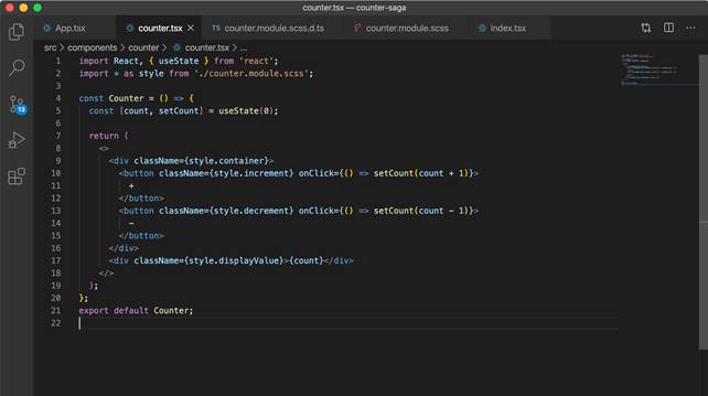 Counter with Redux Saga