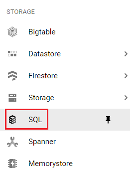  Cloud SQL instance