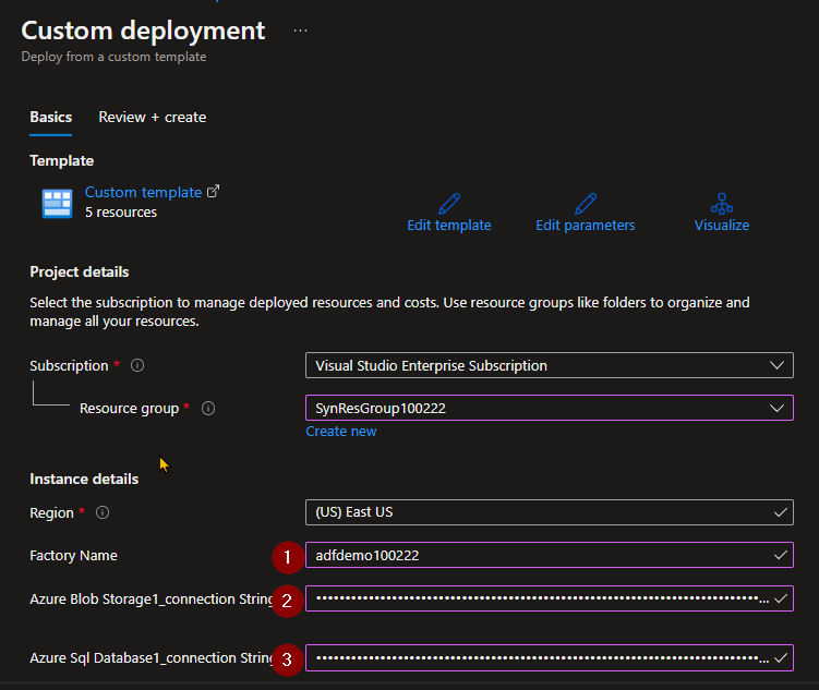 Create A Copy Of Azure Data Factory Using Azure ARM Templates