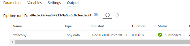 Restore Azure data factory