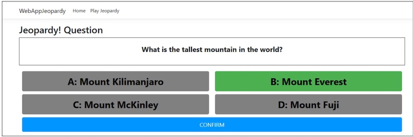 Jeopardy Game With ChatGPT