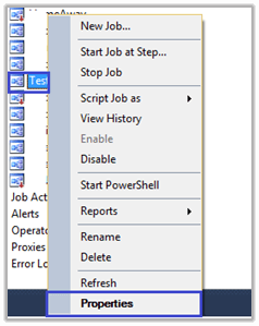 How to Create a Job in SQL Server using SSIS?