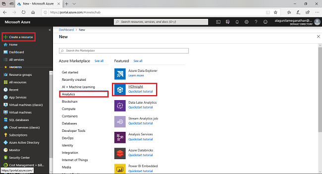 Create A Linux-Based Clusters In HDInsight