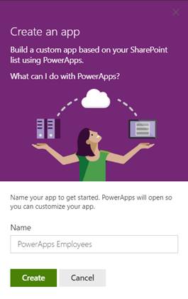 Create A PowerApps For SharePoint List