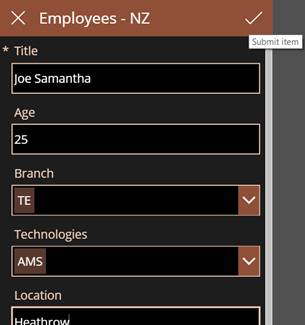 Create A PowerApps For SharePoint List