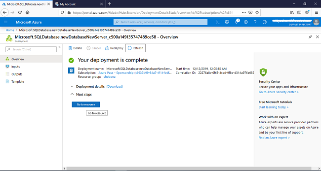 Create Your SQL Database In Azure Portal