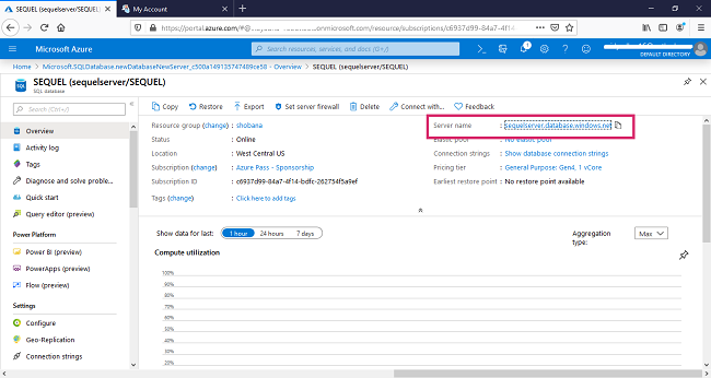 Create Your SQL Database In Azure Portal