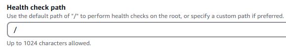 Health Check Path